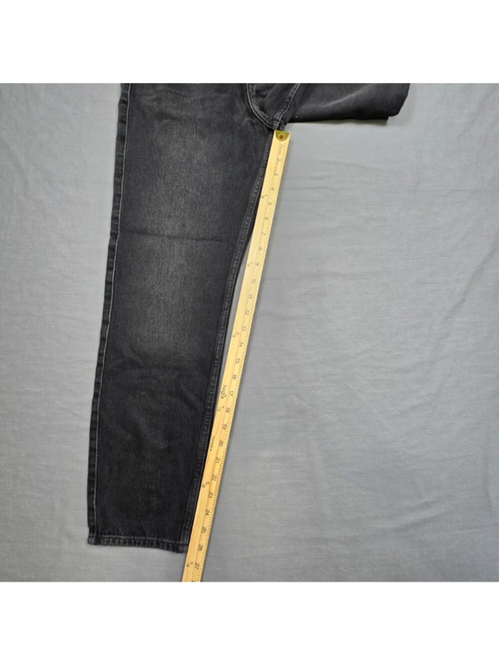 NEW River Island Size 4 US  8 UK EU 34 Petite High-Rise Mom Jeans Black Denim - Picture 2 of 7
